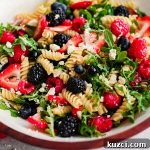 berry pasta salad