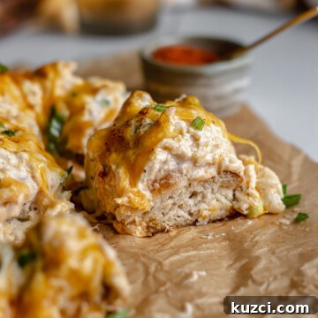 Cross section of a jumbo crab pretzel.