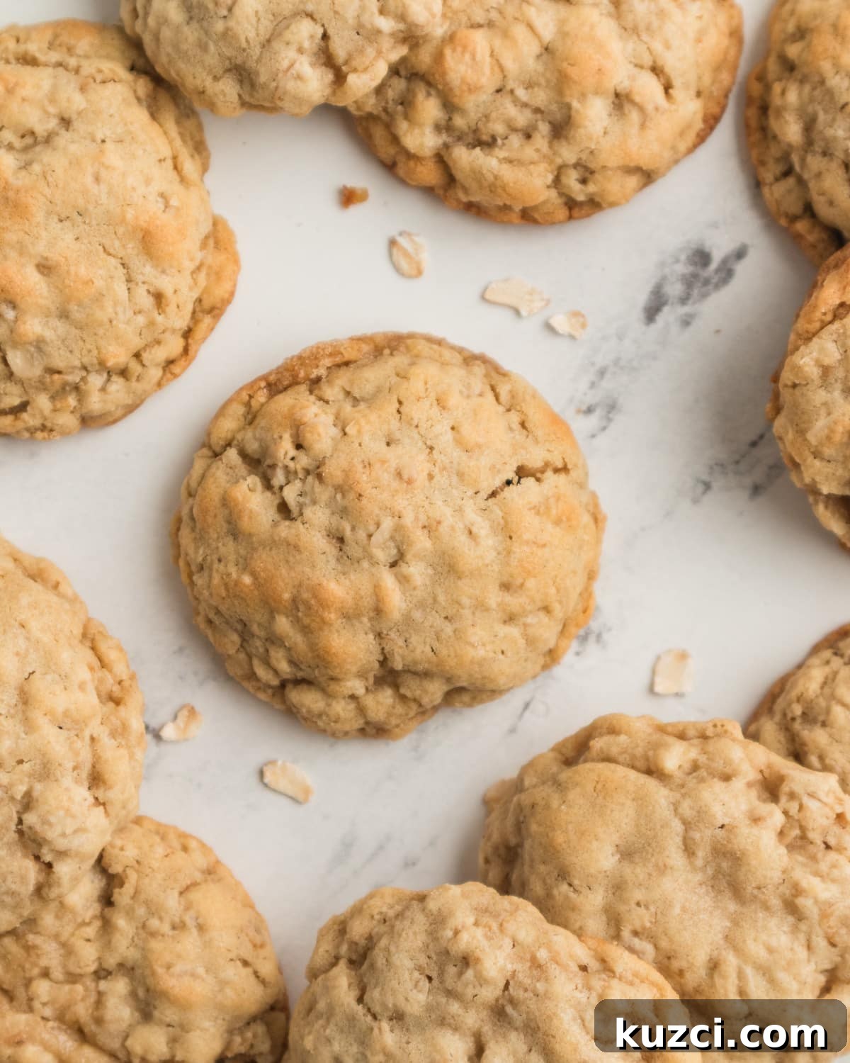 gluten-free oatmeal cookies on the counter