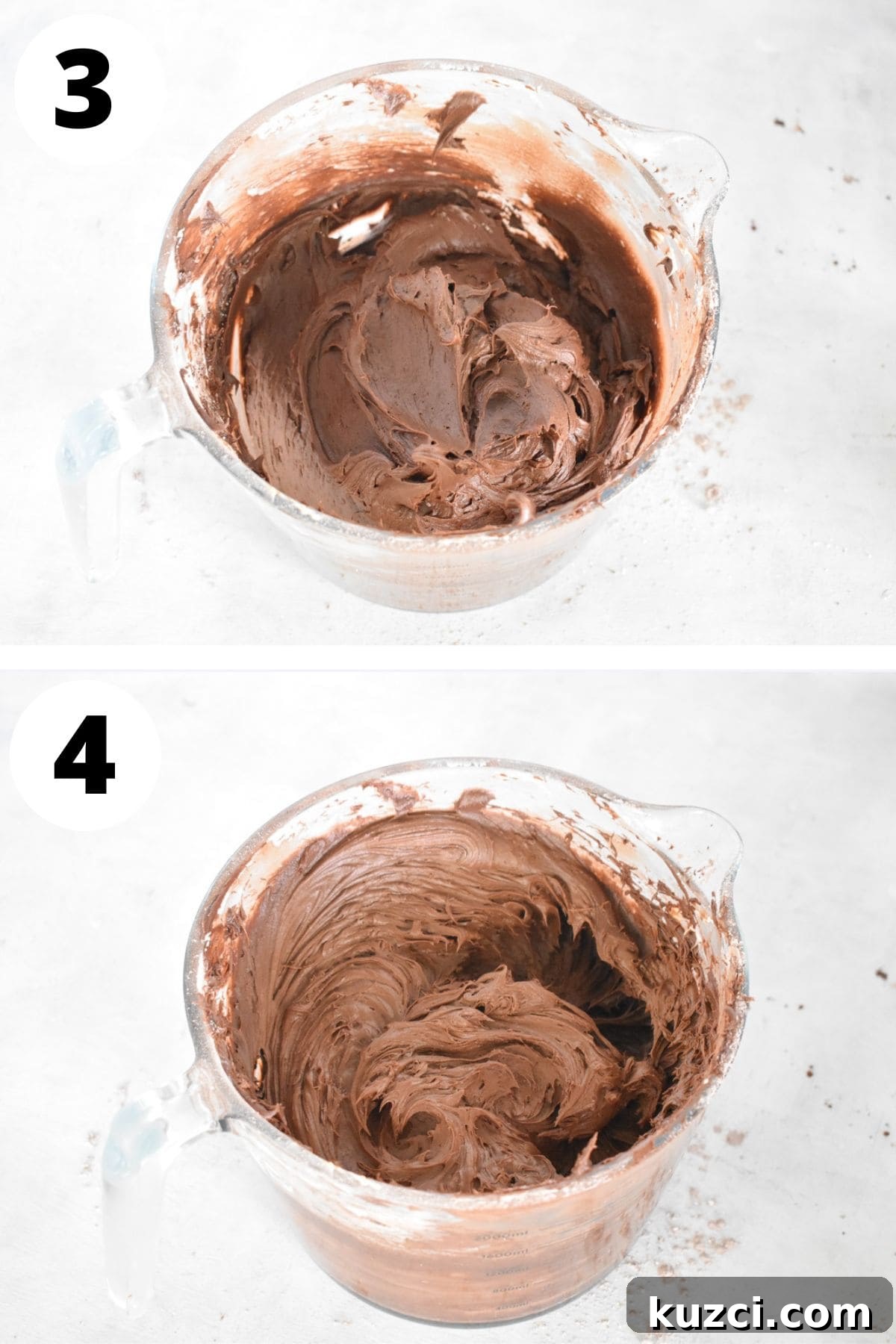 chocolate cream cheese frosting whipped until light.