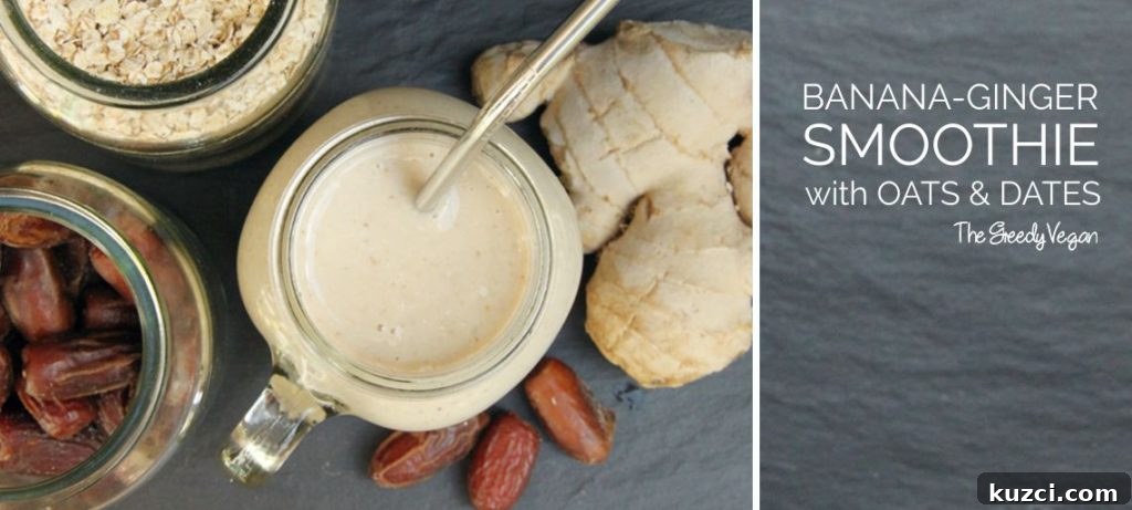 Creamy Banana and Ginger Smoothie Recipe 4 Banana and Ginger Smoothie