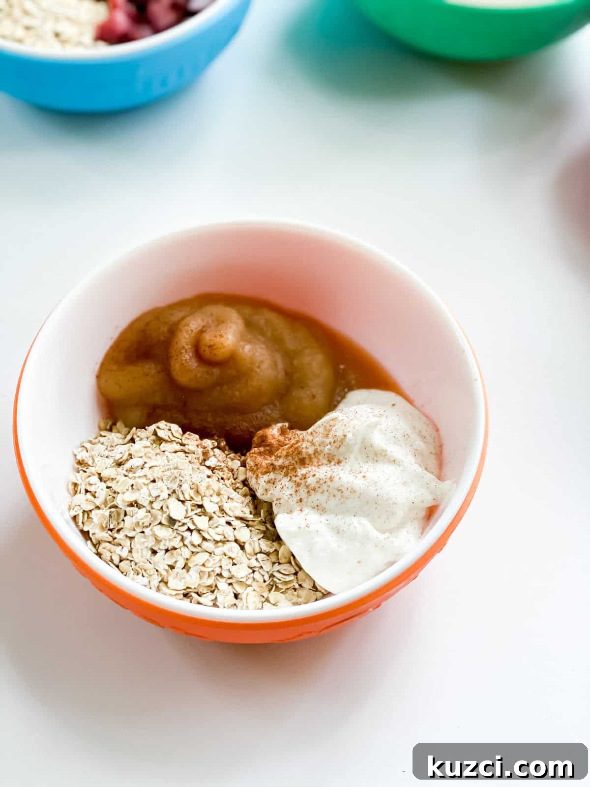 18 Toddler Breakfast Ideas from a Registered Dietitian 5 apple cinnamon oatmeal for toddlers