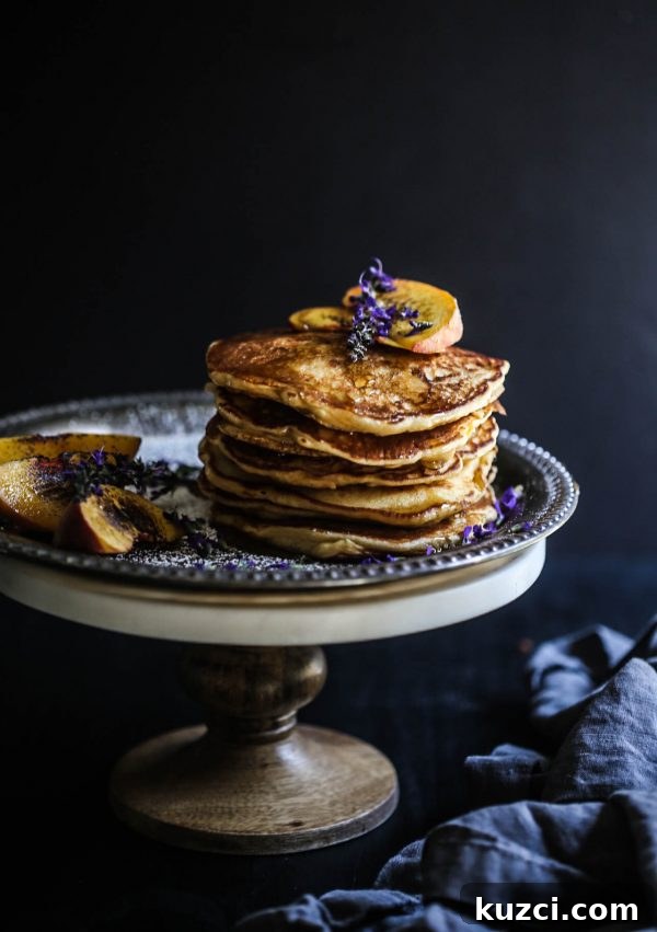 peach-bacon-pancakes-with-lavender-butter-syrup-www-climbinggriermountain-com-iii