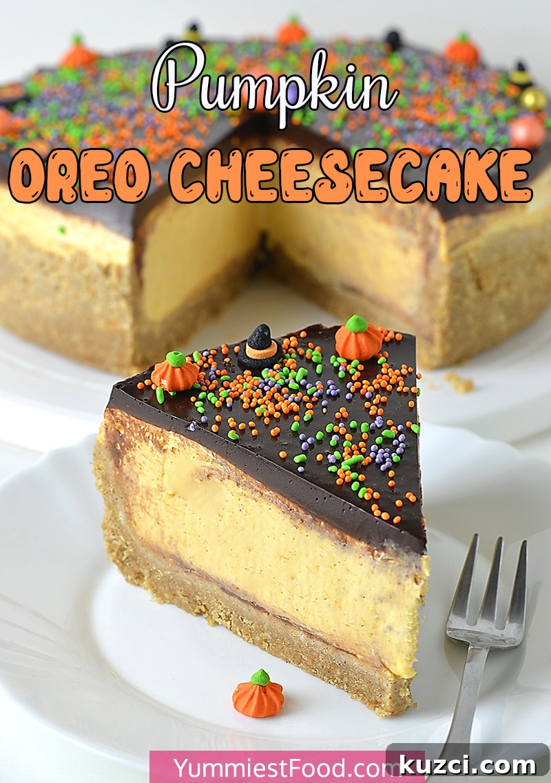 Pumpkin Oreo Cheesecake 