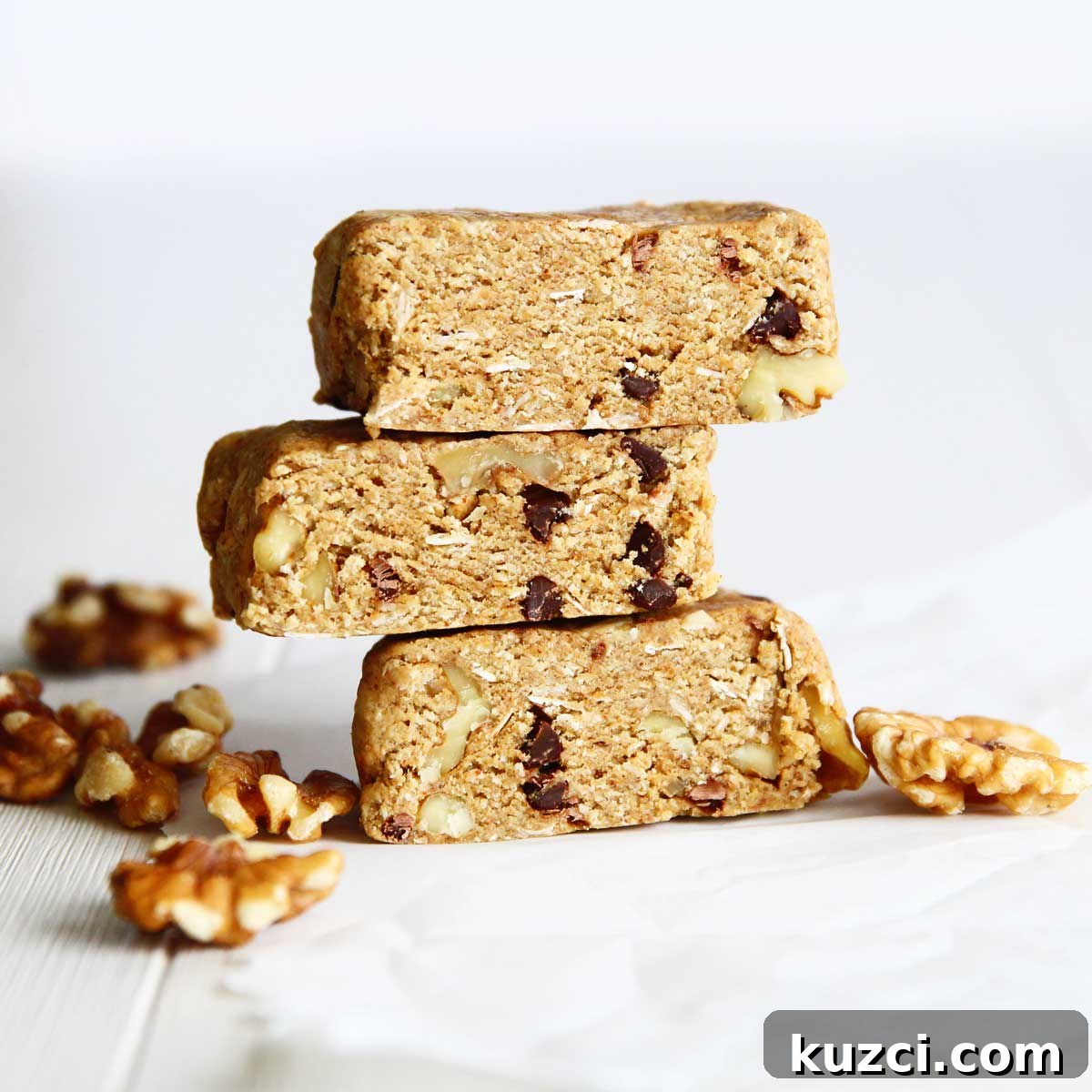 Chocolate Chip Banana Oat Protein Bars