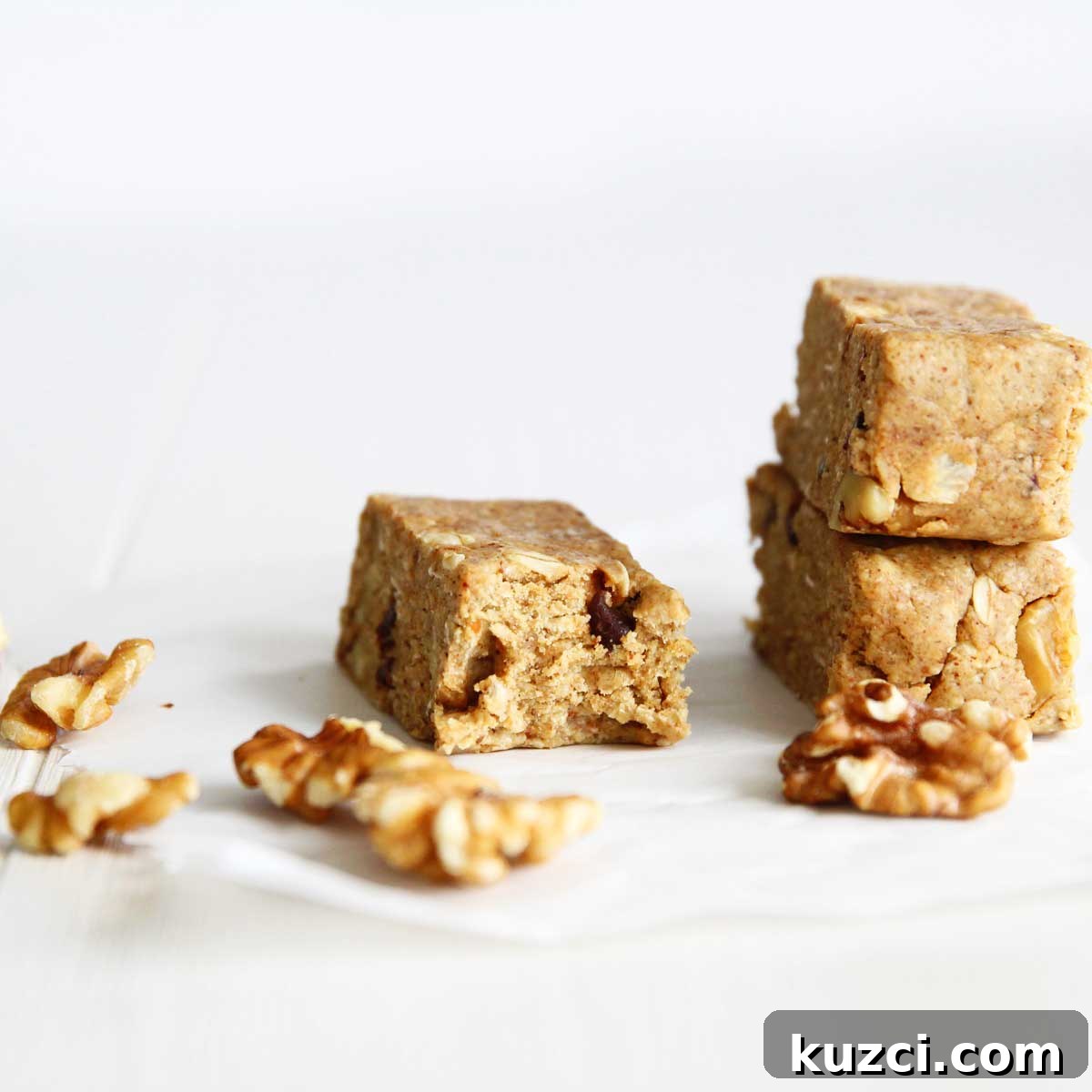 protein bars close up