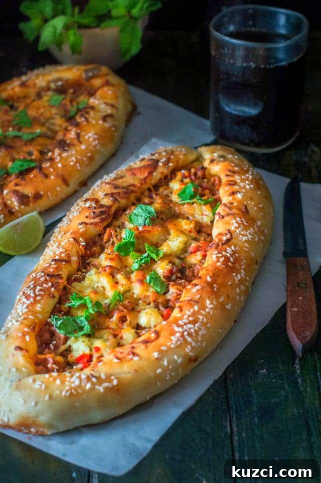 How to Make Turkish Lamb Pide at Home 2 Turkish lamb pide whole