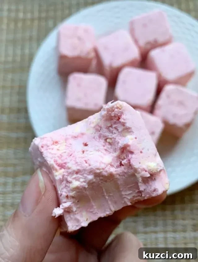 Keto Strawberry Cheesecake Fat Bombs Recipe 3 strawberry fat bomb bite