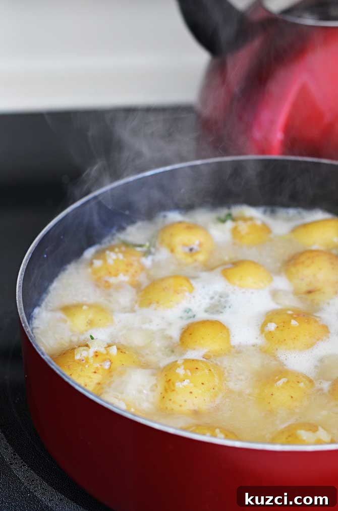 Crispy Garlic Herb Potatoes with Creamy Centers 4 Crispy-Outside Creamy-Inside Garlic Herb Potatoes