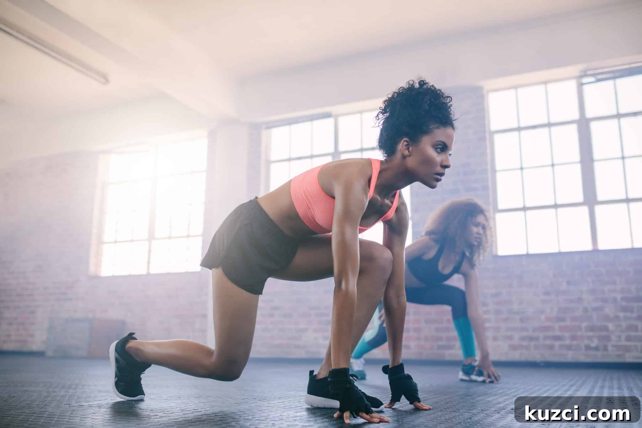 Tabata Workout: How to Start Today 2 Woman doing a tabata for beginners workout