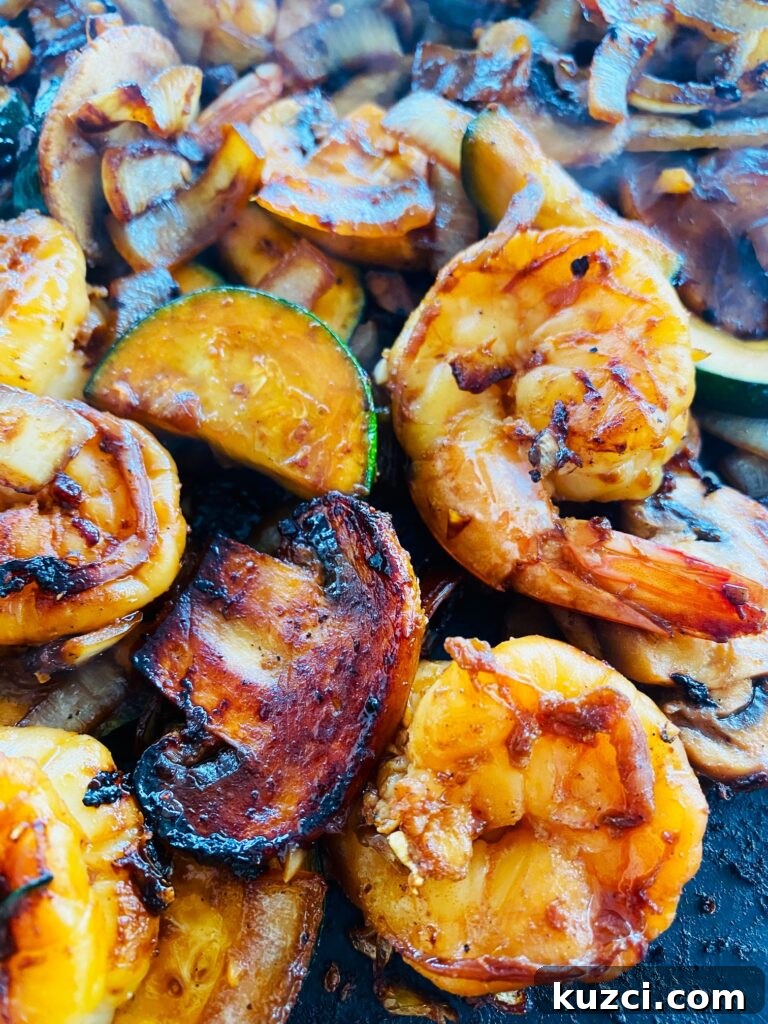 Blackstone Shrimp Tortellini with Red Pepper Sauce 13 Blackstone Teriyaki Shrimp and Veggies