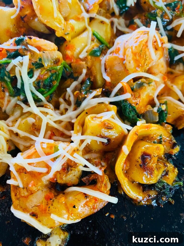 Blackstone Shrimp Tortellini with Red Pepper Sauce 10 Blackstone Red Pepper Shrimp Tortellini