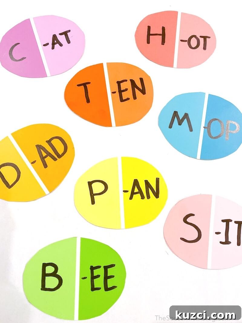 Easter themed sight word game for kids learning to read.