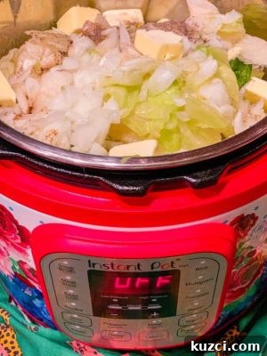 Southern Cabbage Recipes on The Soul Food Pod Episode 3 11 Add the shredded cabbage and all the ingredients into the Instant Pot stainless steel inner pot