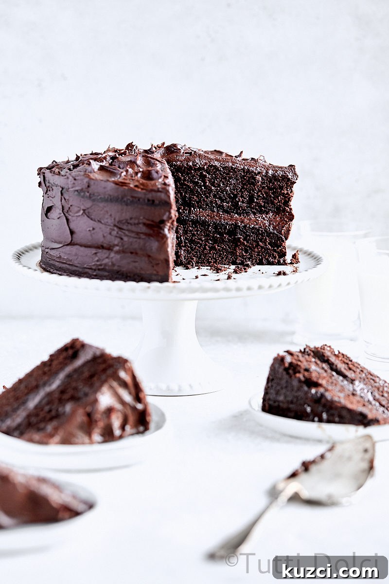 Moist Classic Chocolate Layer Cake Recipe 4 Classic Chocolate Layer Cake