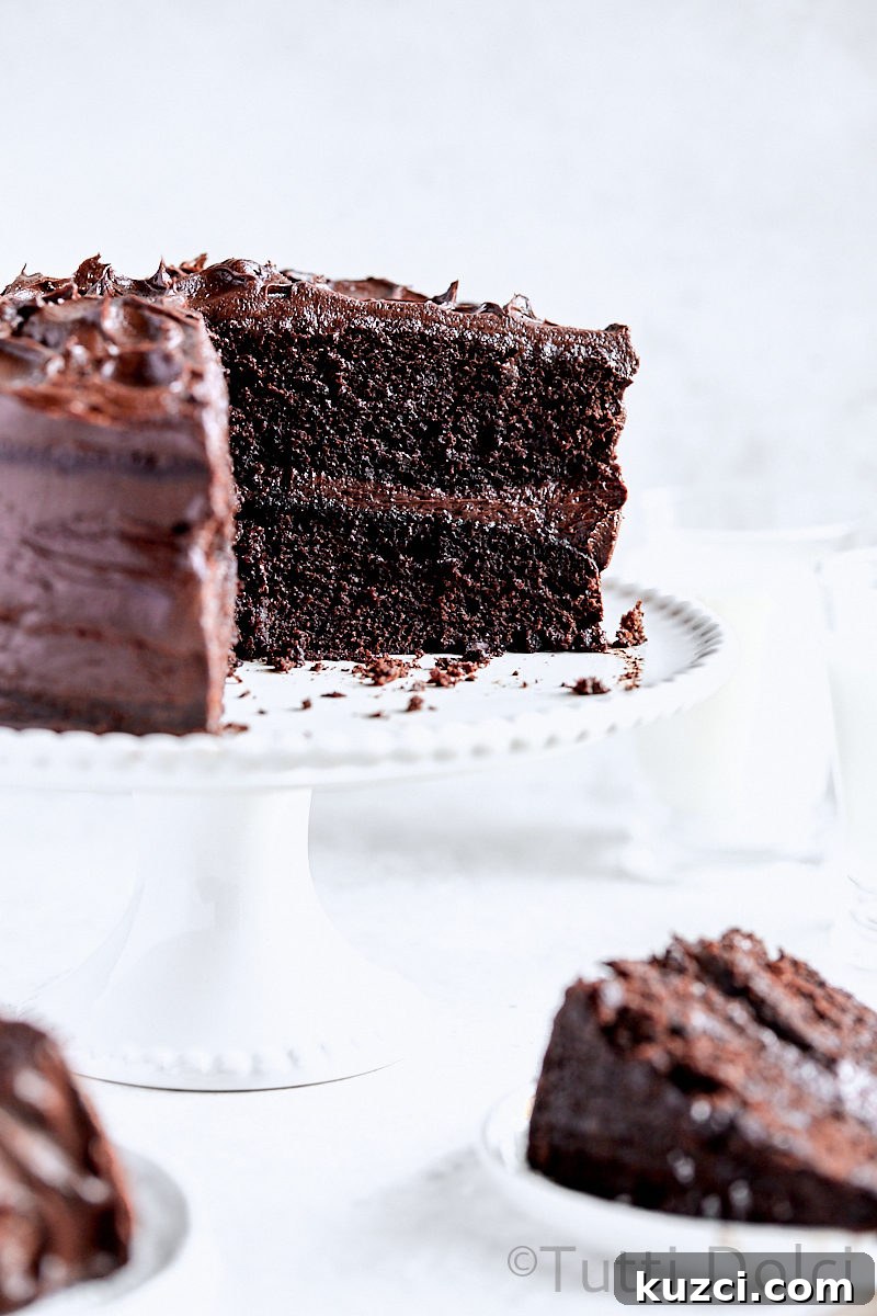 Moist Classic Chocolate Layer Cake Recipe 6 Classic Chocolate Layer Cake
