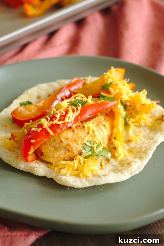 Oven Chicken Fajitas