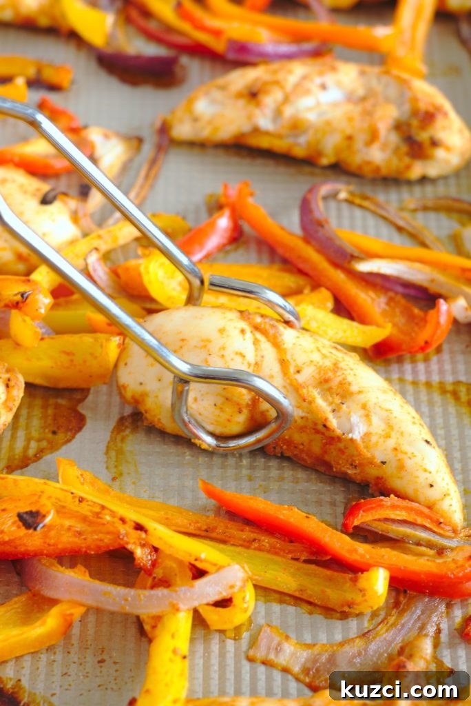 Sheet Pan Chicken Fajitas