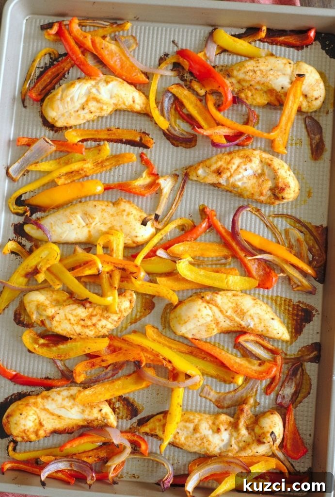 Baked Chicken Fajitas