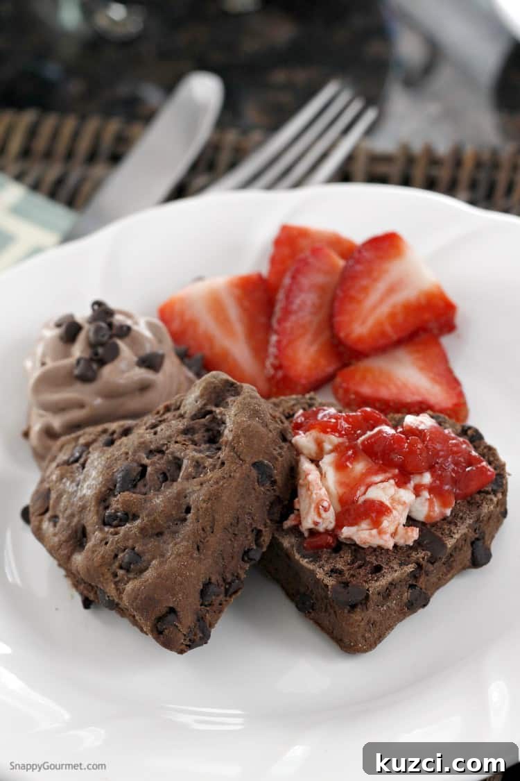 Chocolate Biscuits and Homemade Strawberry Butter - these easy heart shaped biscuits are great for Valentine's Day Chocolate Chocolate Chip Biscuits Recipe with Homemade Strawberry Butter