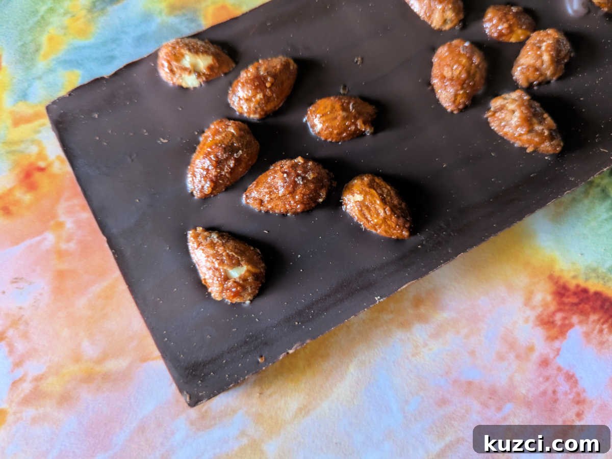 Chuao Ooh Ahh Almond Dark Chocolate Bars 4 dark chocolate almond bar