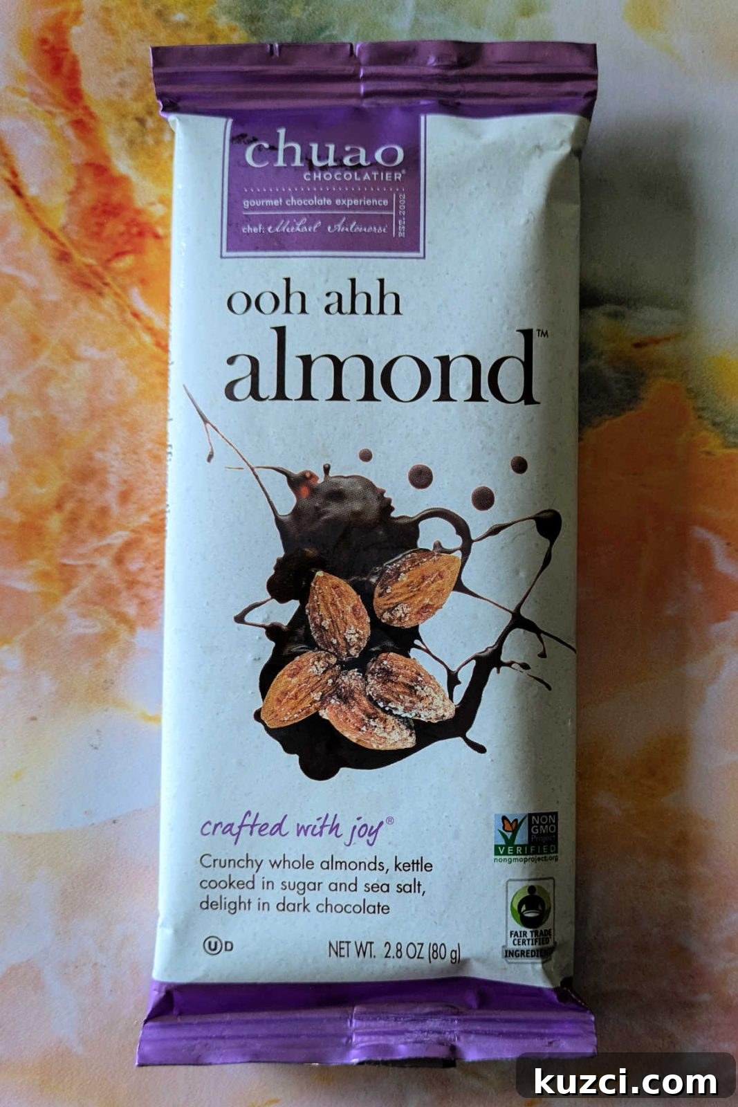 Chuao Ooh Ahh Almond Dark Chocolate Bars 7 Chuao Almond Dark Chocolate Bars