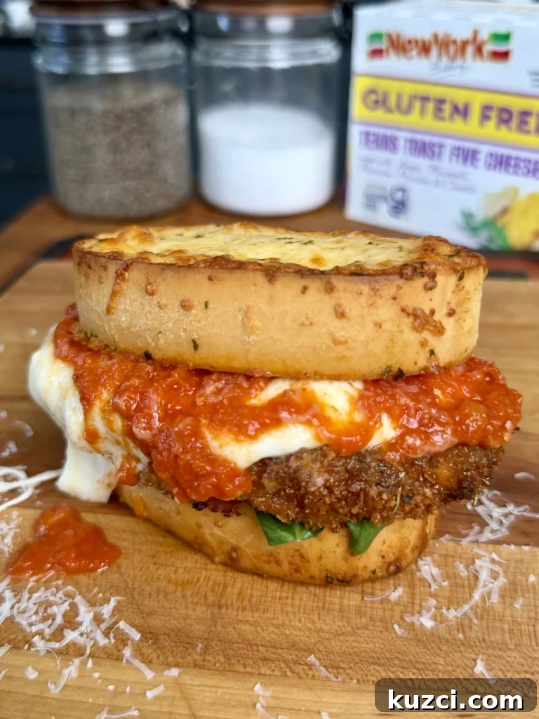 Crispy Chicken Parmesan Sandwich Recipe 2 Chicken parmesan sandwich