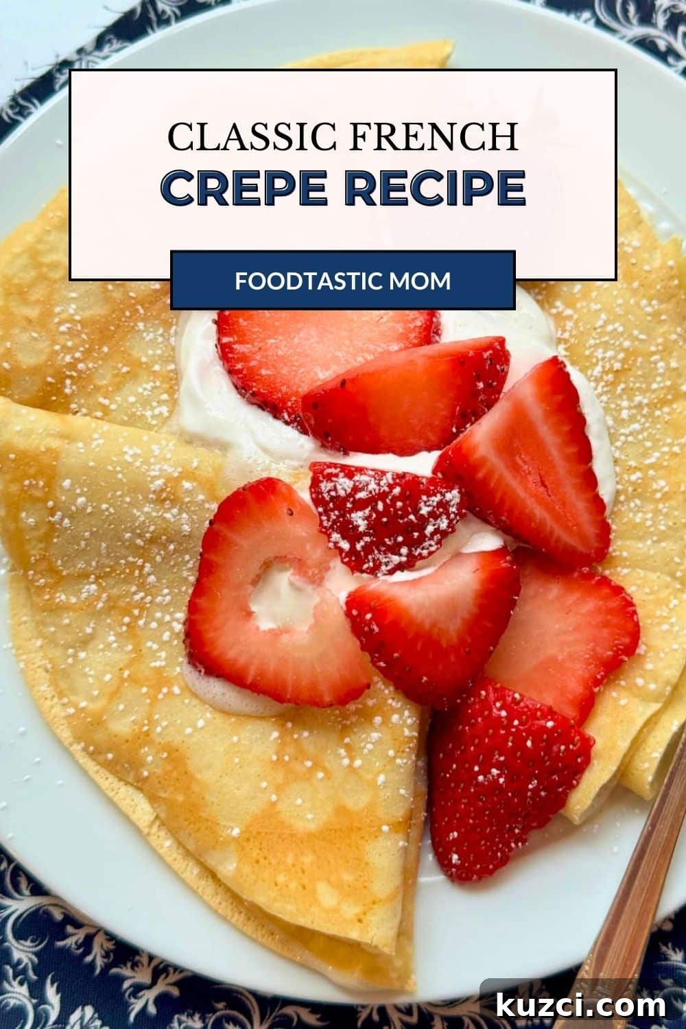 Homemade crepes are an impressive treat for brunch. This classic French crepe recipe is surprisingly forgiving and easy to make.