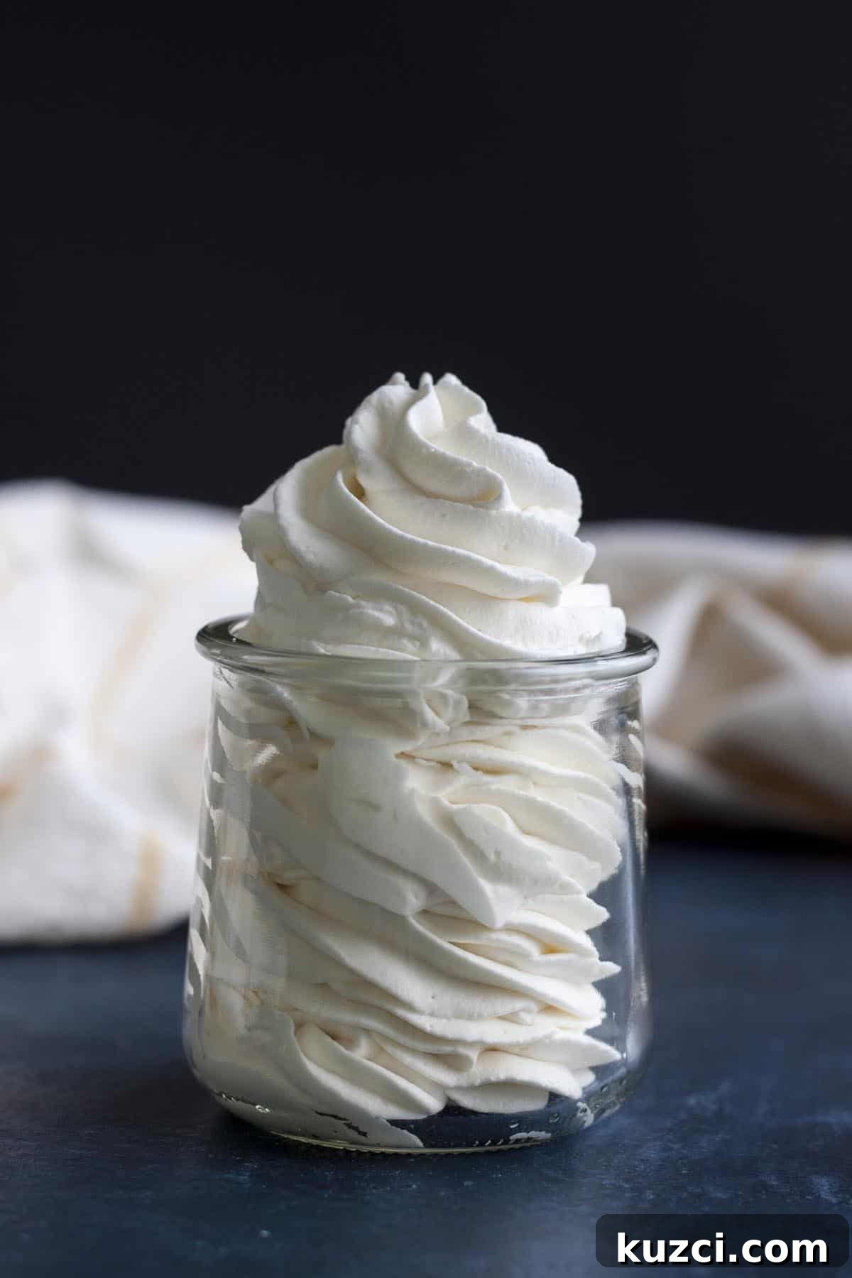 Homemade Whipped Cream Recipe in 5 Minutes 2 Homemade whipped cream in a jar.