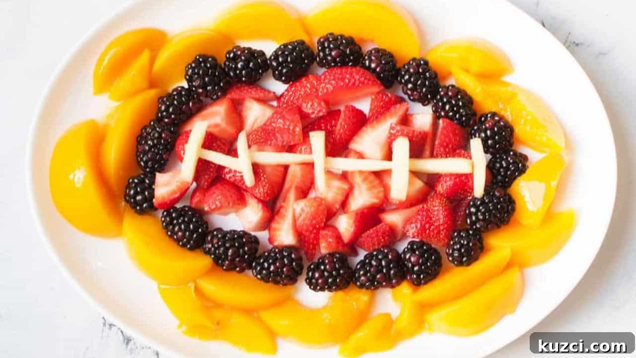 9 Adorable Football Game Day Treats That Steal the Show 3 Game Day Fruit Tray