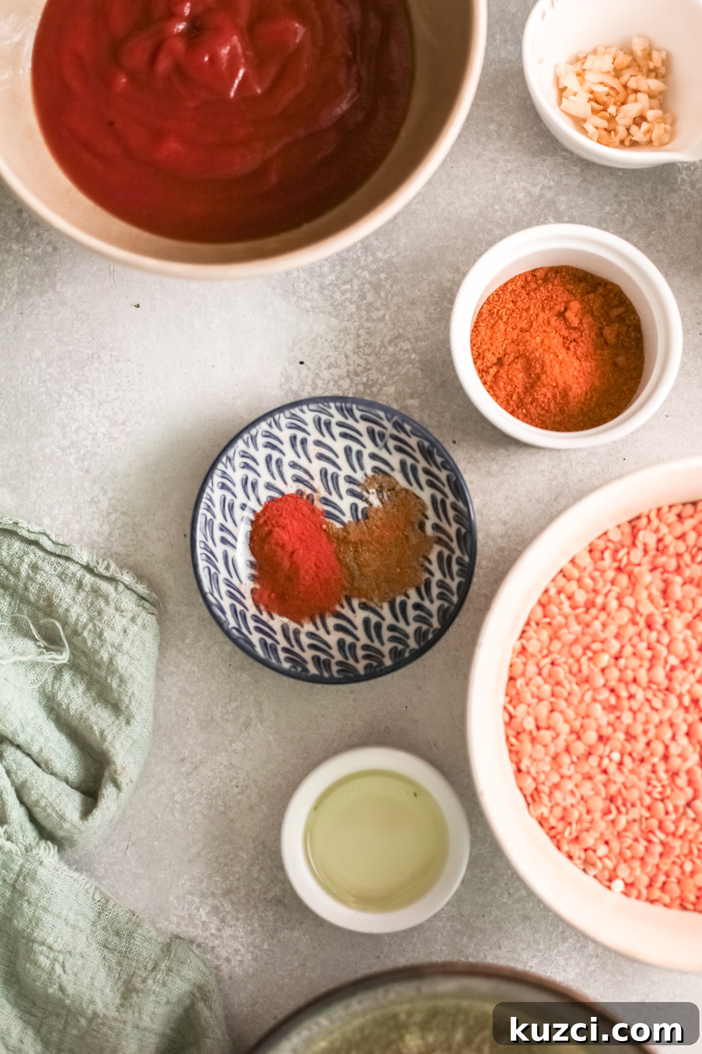 Creamy Red Lentil Curry Recipe: Spiced Indian Dal 3 Red Lentil Curry ingredients.