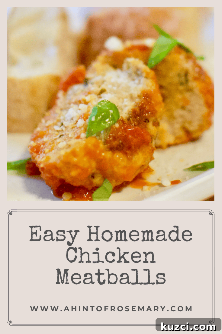 Juicy Homemade Chicken Meatballs Recipe 8 Easy Homemade Chicken Meatballs final