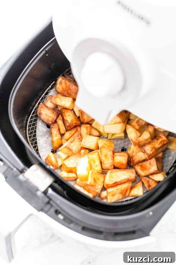 Crispy Air Fryer Patatas Bravas with Spicy Tomato Sauce 3 Crispy patatas bravas in an Air Fryer. The ultimate classic tapas that is easy to make in no time.