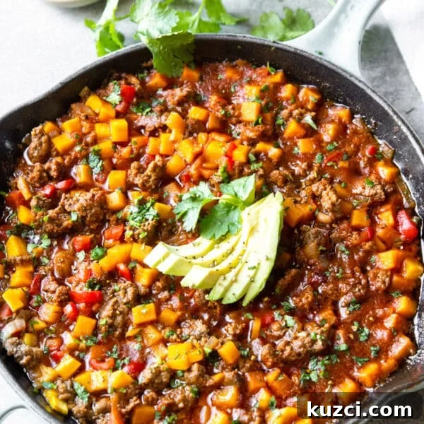 One Pan Ground Turkey Taco Skillet 10 Ground beef skillet