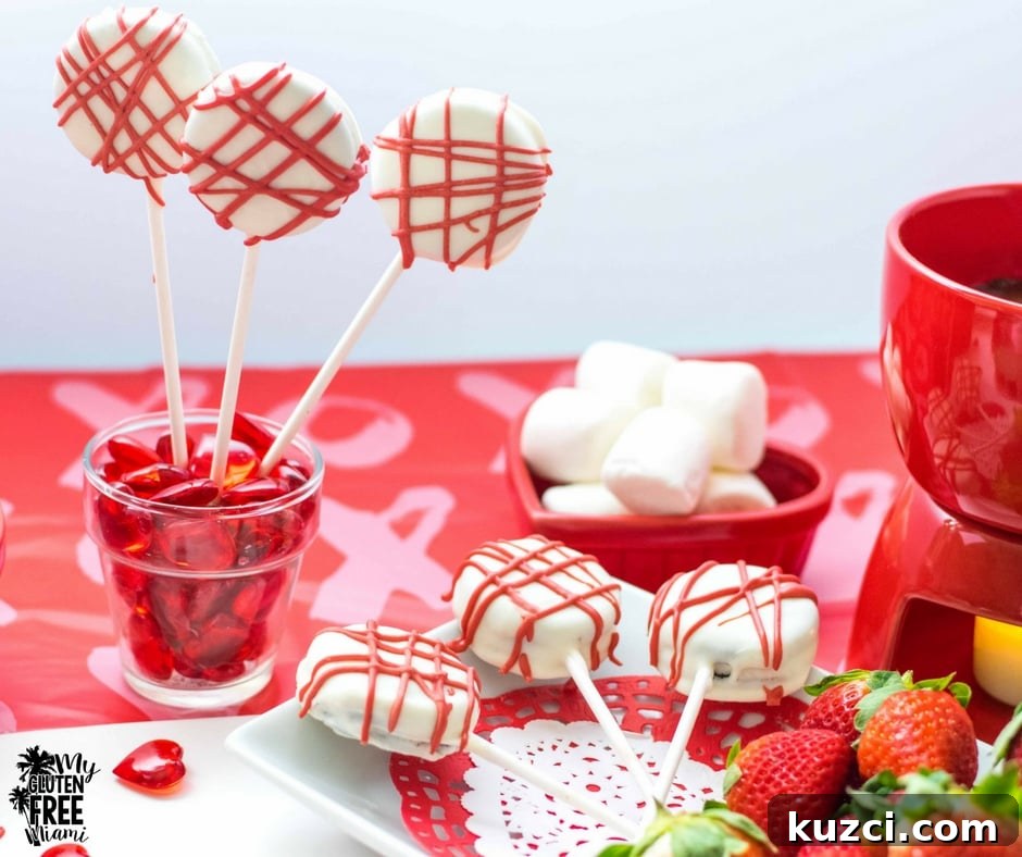 Gluten-Free Cookie Pops Recipe 5 Gluten Free Cookie Pops on table