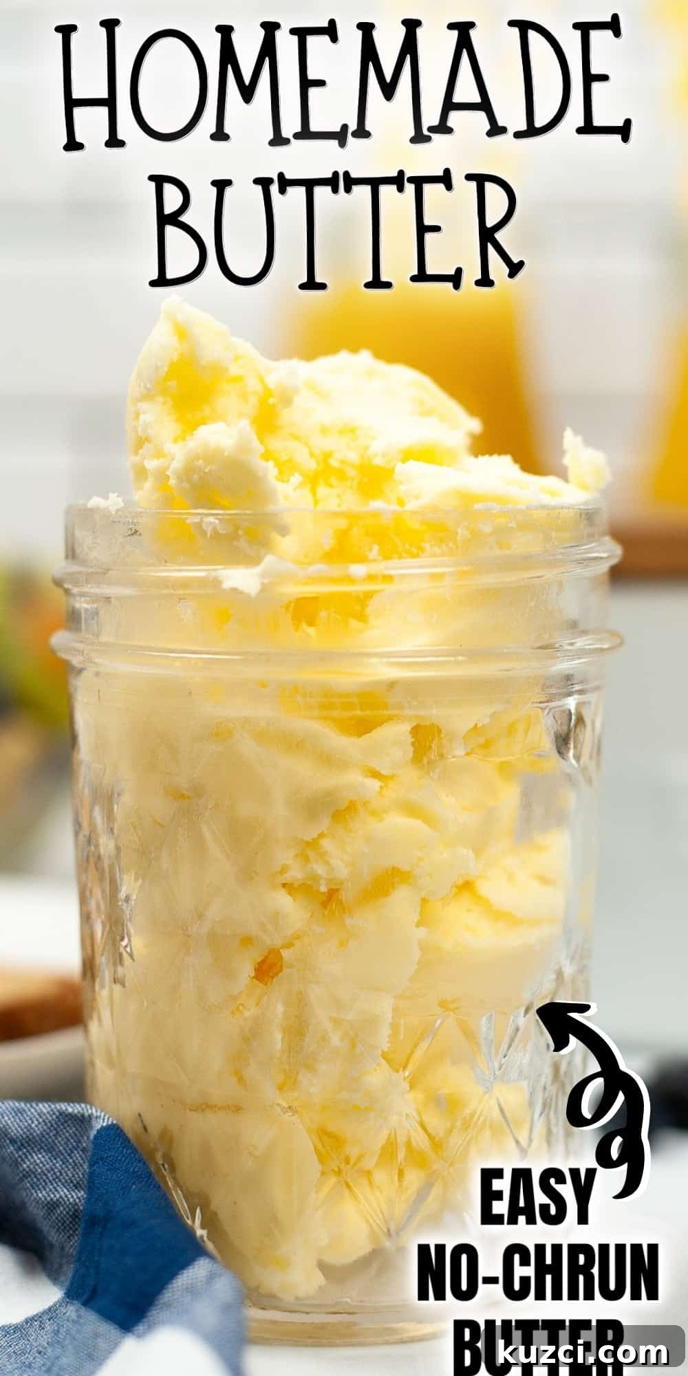 Homemade Butter - Easy no-chrun recipe