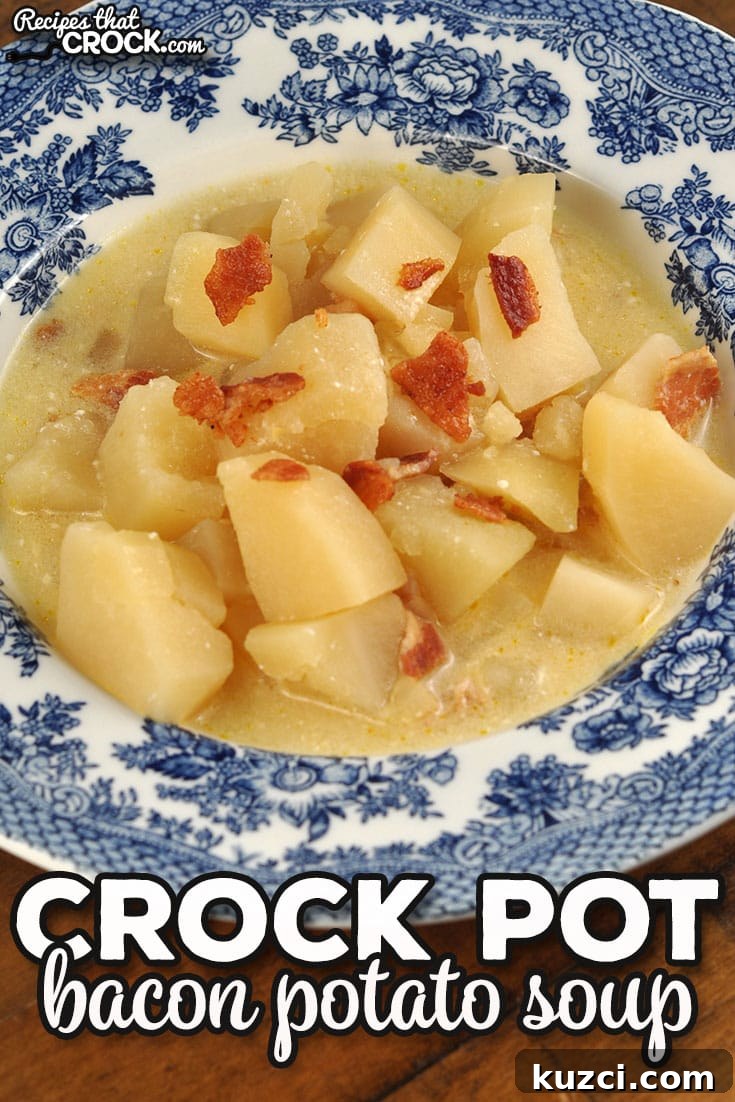 Ingredients for Crock Pot Bacon Potato Soup