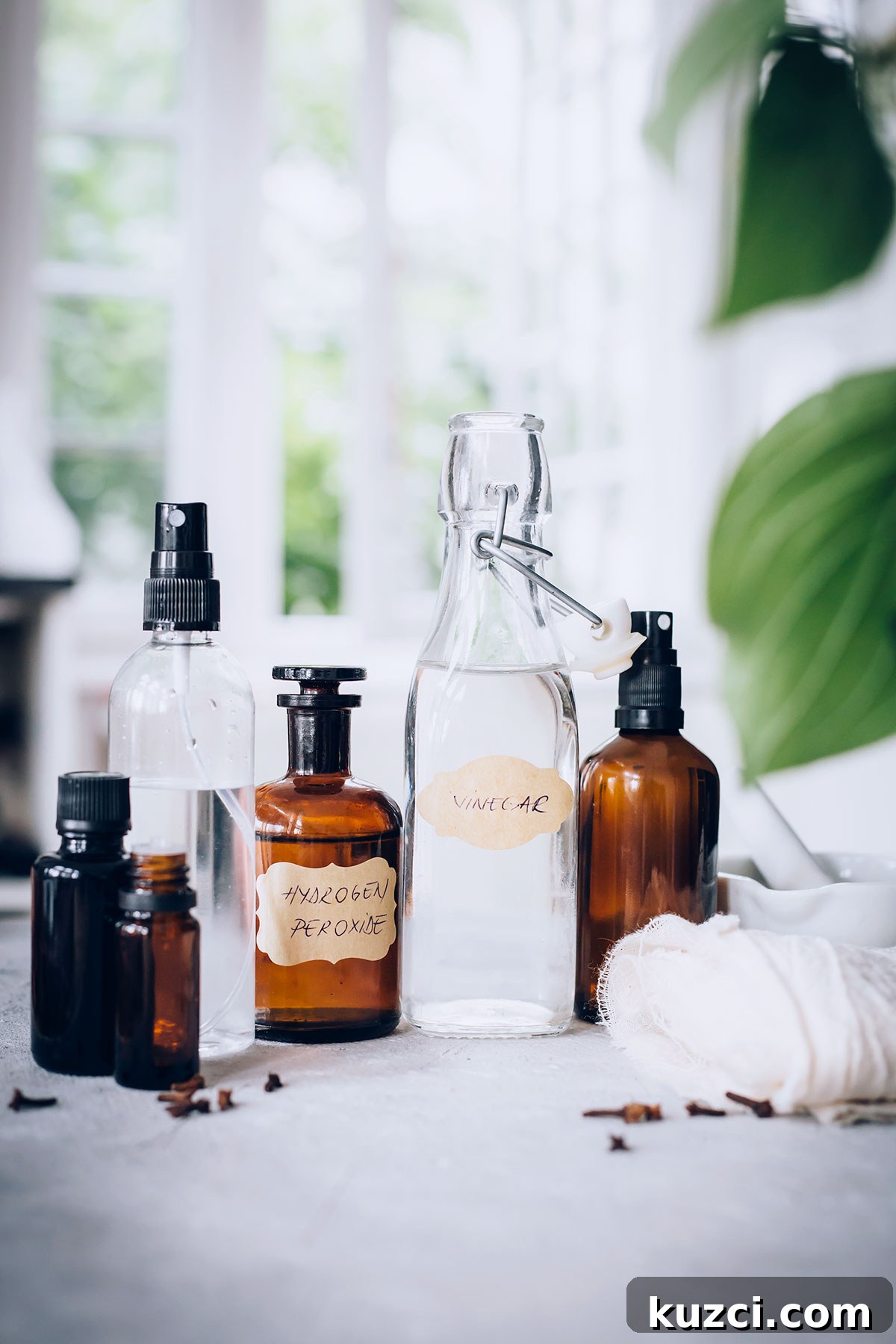 How to Make a Vinegar and Hydrogen Peroxide All-Purpose Cleaner 2 Hydrogen and Vinegar DIY All Purpose Cleaning Spray