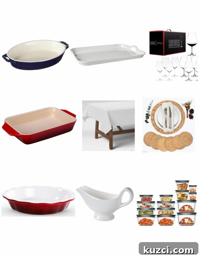 Thanksgiving Hosting Guide with Free Printable Checklist 8 favorite serving dishes