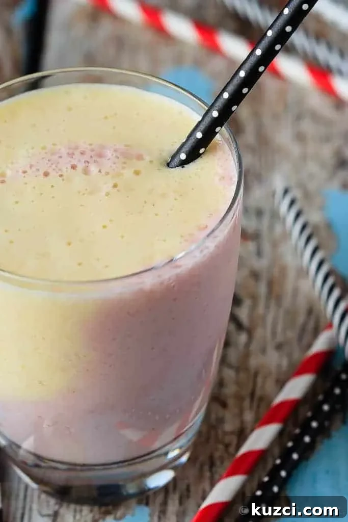 Refreshing Pineapple and Strawberry Smoothie Recipe 4 Pineapple Strawberry Smoothie-2