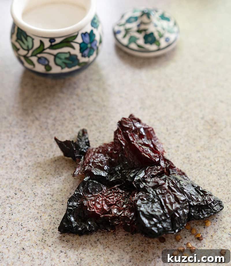 Homemade chile powder ready to use
