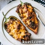 spicy stuffed poblano peppers thumbnail