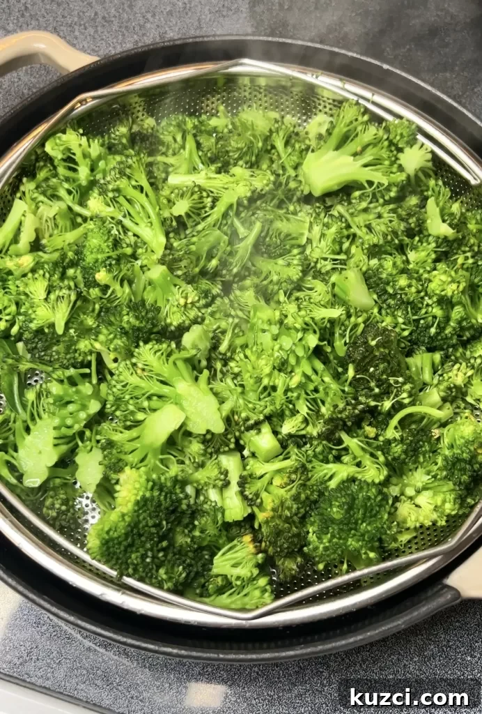 Fresh broccoli for casserole