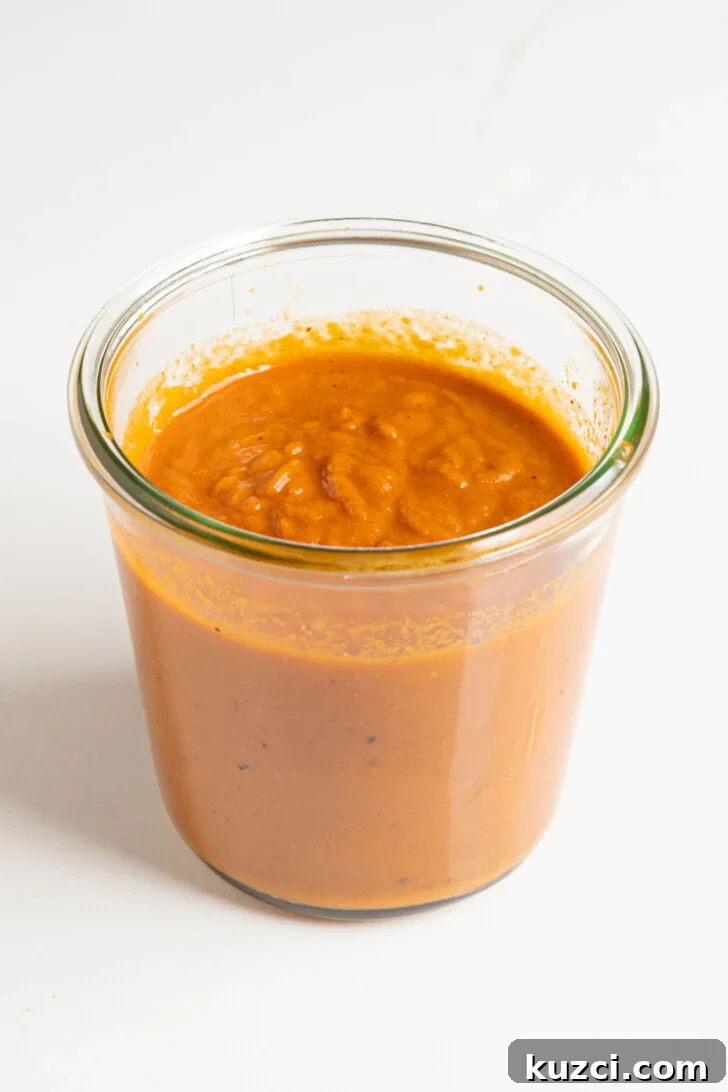 Patatas Bravas Recipe with Spicy Spanish Potatoes 7 Salsa brava in a jar.
