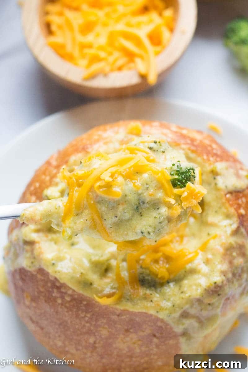 30-Minute Copycat Panera Broccoli Cheddar Soup Recipe 4 My version of the ever so popular Panera Broccoli Cheddar Soup is loaded with flavor and comfort galore but comes together in just 30 minutes on your stovetop! Plus I have a nice tip to decrease the calories and still keep the flavor!