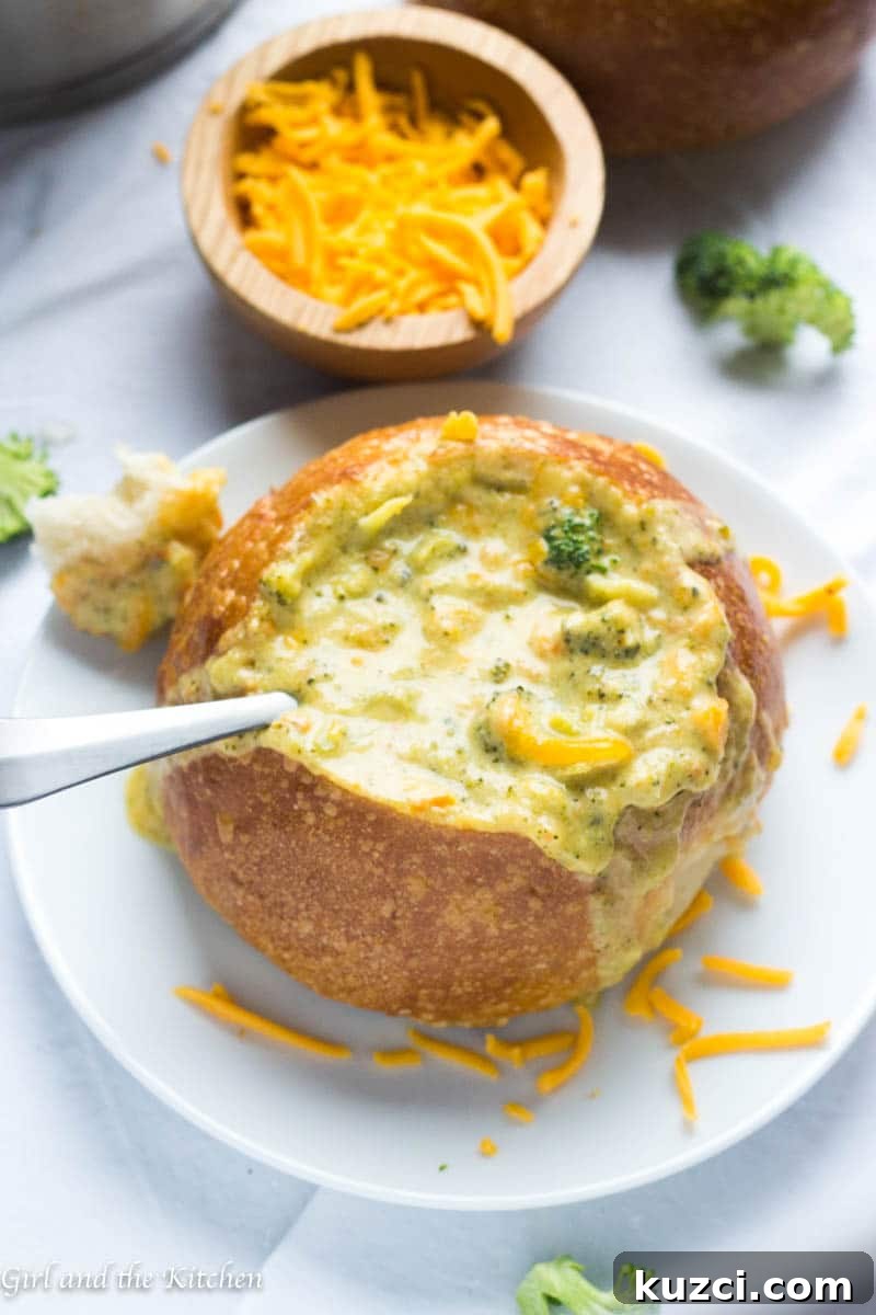 30-Minute Copycat Panera Broccoli Cheddar Soup Recipe 7 My version of the ever so popular Panera Broccoli Cheddar Soup is loaded with flavor and comfort galore but comes together in just 30 minutes on your stovetop! Plus I have a nice tip to decrease the calories and still keep the flavor!