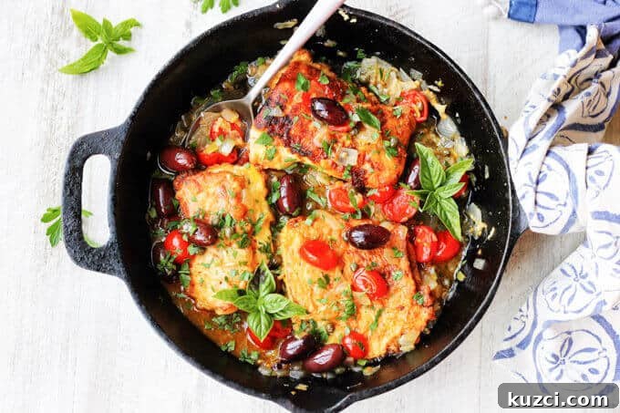 Pan Fried Haddock, Mediterranean Style, with white wine, cherry tomatoes, Kalamata olives and tangy capers, is a super easy, but very flavorful dish that can be ready in just 20 minutes. Pan Fried Haddock Mediterranean Style in a frying pan with kitchen towel