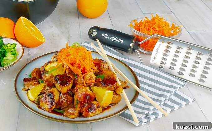 Sticky Orange Chicken Recipe with Tangy Citrus Glaze 3 Sticky Orange Chicken Stir Fry