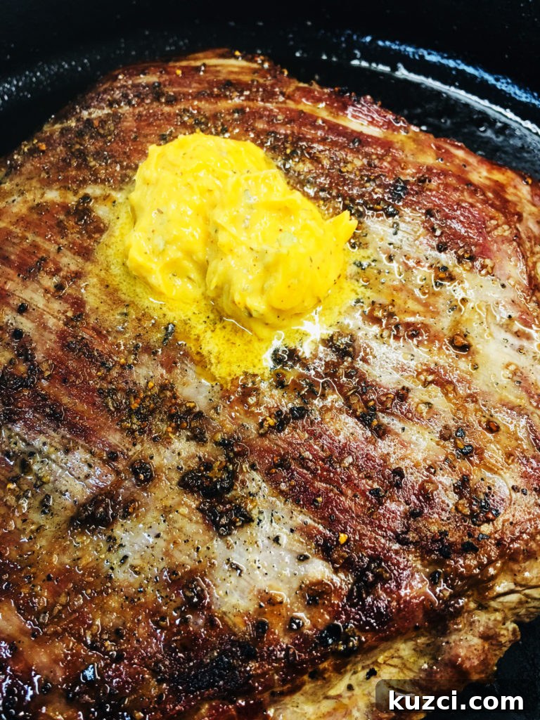 Cajun Garlic Butter Flank Steak Recipe 6 Flank Steak with Cajun Garlic Butter cooking