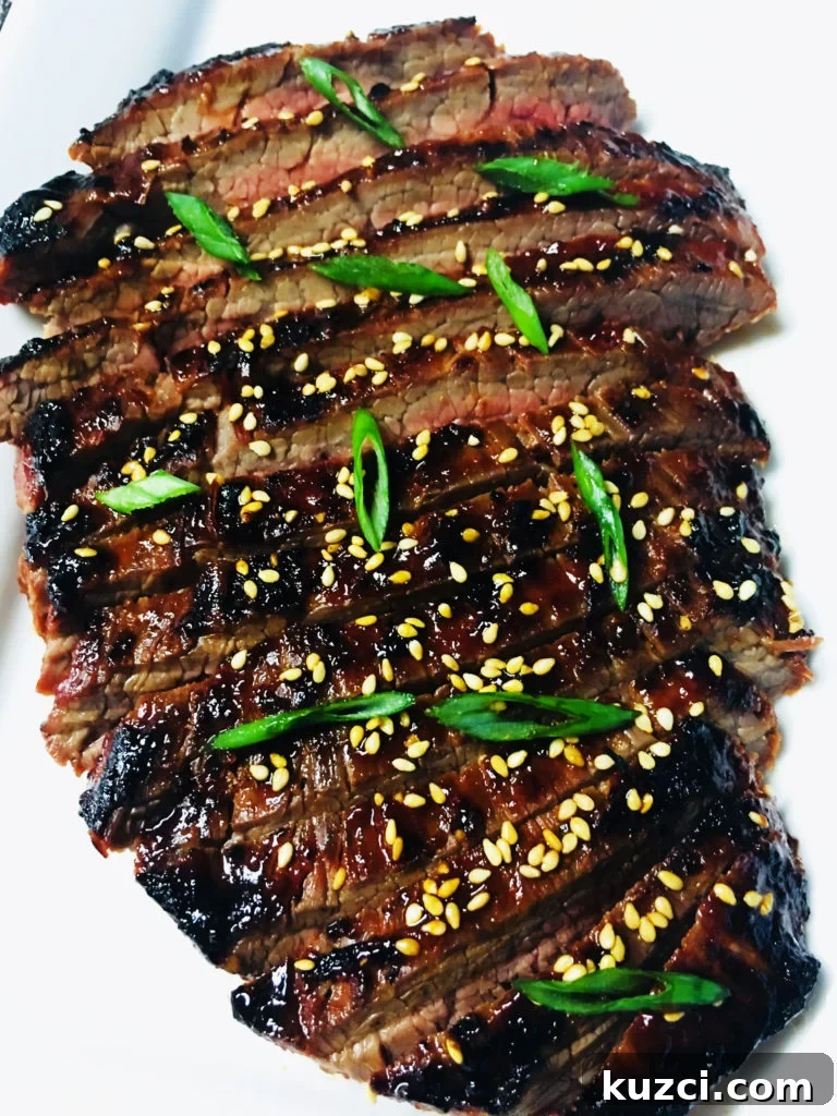 Cajun Garlic Butter Flank Steak Recipe 9 Grilled Korean Flank Steak